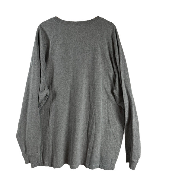 Carhartt Mens Workwear Shirt Sz 2XL Loose Fit Heather Gray Long Sleeve Crew Neck - Picture 4 of 8